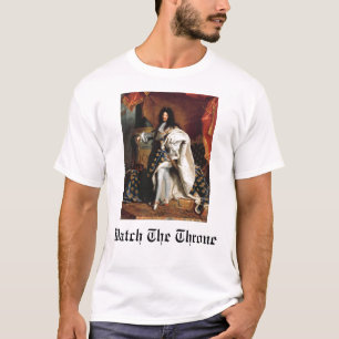 Let op de troon (koning Louis XIV) T-shirt