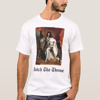 Let op de troon (koning Louis XIV) T-shirt
