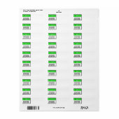 Let op: deze machine heeft geen hersenen etiket (Full Sheet)