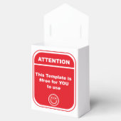 Let op Deze Sjabloon is #free om Cutomize te gebru Bedankdoosjes (Geopend)