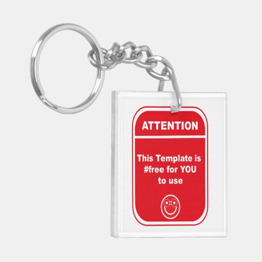Let op Deze Sjabloon is #free om Cutomize te gebru Sleutelhanger (Voorkant Links)