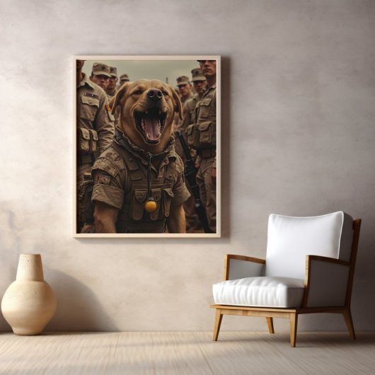 Let op! Deze tuin is niet schoon! Poster