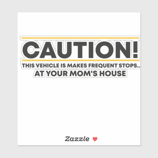 Let op: dit voertuig maakt frequente stoppen... bi sticker (Vel)