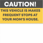 Let op: dit voertuig wordt vaak stilgezet bij sticker (Voorkant)