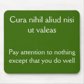 Let op, doe het goed muismat (Voorkant)