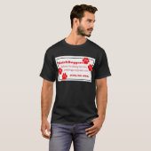 Let op Doggers! T-shirt (Voorkant volledig)