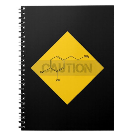 Let op: dopamine notitieboek (Voorkant)