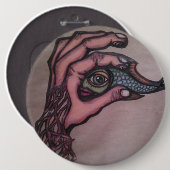 Let op één ronde button 6,0 cm (Voorkant /achterkant)