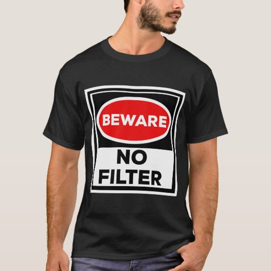 Let op geen filter t-shirt (Voorkant)