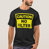 Let op: geen filter t-shirt (Voorkant)