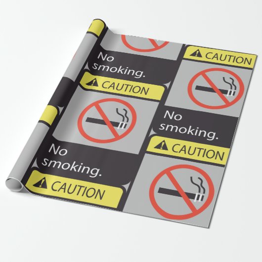 Let op: geen rooksignaal cadeaupapier (Uitgerold)