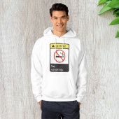 Let op: geen rooksignaal hoodie