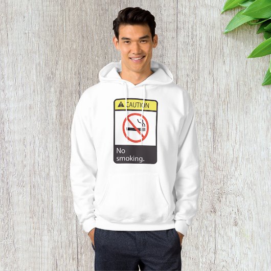 Let op: geen rooksignaal hoodie