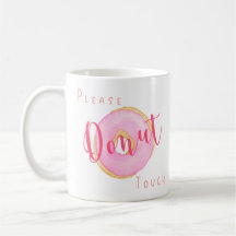Let op! - Gepersonaliseerde roze donut