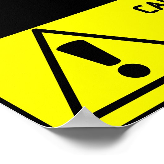 Let op Gerbils Poster (Hoek)