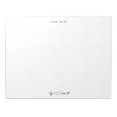 Let op gestippelde tear off Notitieblok | JOUW NAA (Voorkant)