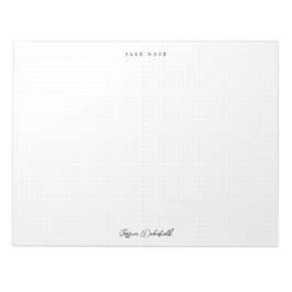 Let op gestippelde tear off Notitieblok | JOUW NAA