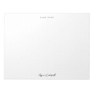 Let op gestippelde tear off Notitieblok   JOUW NAA