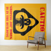 "LET OP" "GROPING OE" BIDEN is in het GEBOUW Wandkleed (In Situ (horizontaal))