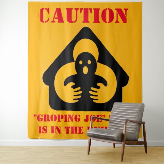 "LET OP" "GROPING OE" BIDEN is in het GEBOUW Wandkleed (In situ)