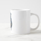 Let op grote koffiekop (Rechts)