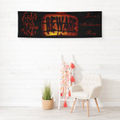 Let op Halloween Spandoek (Insitu)