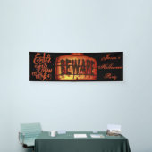 Let op Halloween Spandoek (Beurs)