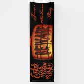 Let op Halloween Spandoek (Verticaal)