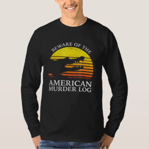 Let op het Amerikaanse Murder Log T-shirt