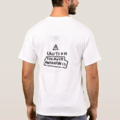 Let op het bewustzijn t-shirt (Achterkant)