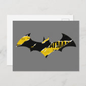 Let op het Briefkaart Tape Batman Logo (Voorkant / Achterkant)