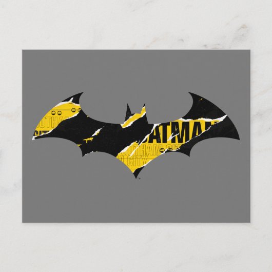 Let op het Briefkaart Tape Batman Logo (Voorkant)