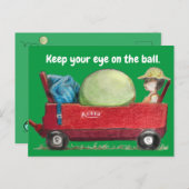 Let op het Briefkaart voor de herinnering aan de k (Voorkant / Achterkant)