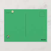 Let op het Briefkaart voor de herinnering aan de k (Achterkant)