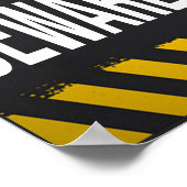 Let op het handboek poster (Hoek)