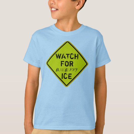 Let op het ICE-waarschuwingsteken T-shirt (Voorkant)