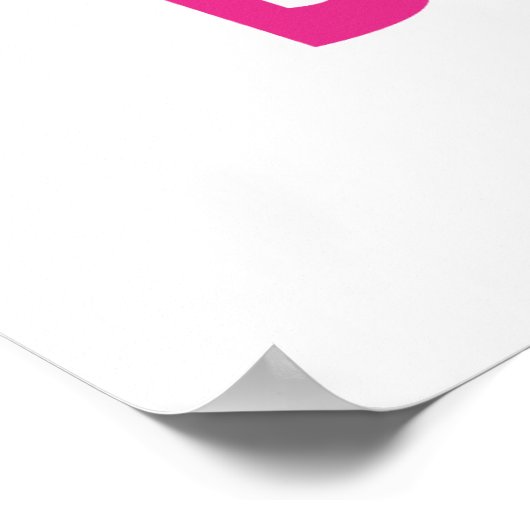 Let op! Het is mijn verjaardag! (grappige verjaard Poster (Hoek)