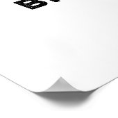 Let op het mooie en hete Funny Coffee Pun Poster (Hoek)