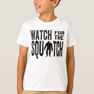 Let op het plein - Funny Bigfoot T-shirt