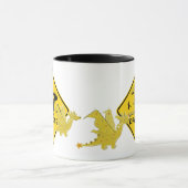 Let op het Teken van de Dragons van de Cartoon Mok (Midden)