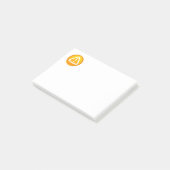 Let op het waarschuwingssymbool post-it® notes (Schuin)