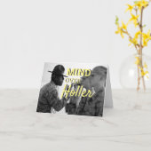 Let op: Holler Army Soldaat Boot Camp Cadet Kaart (Gele Bloem)