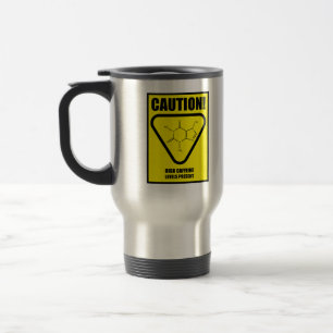 Let op! Hoog cafeïnegehalte Reisbeker