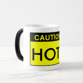 Let op! HOT! Magische Mok (Voorkant links)