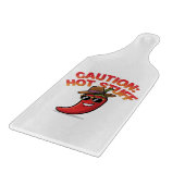 Let op: Hot Stuff Design - Fun Chili Pepper Snijplank (Hoek)