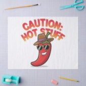 Let op: Hot Stuff Design - Fun Chili Pepper Tissuepapier (Craft)