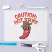 Let op: Hot Stuff Design - Fun Chili Pepper Tissuepapier (Craft)