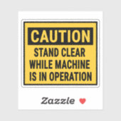Let op: houd de machine schoon terwijl deze in bed sticker (Vel)