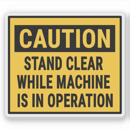 Let op: houd de machine schoon terwijl deze in bed sticker (Voorkant)