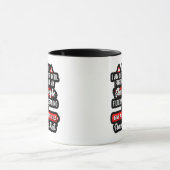 Let op, ik ben defect - Sarcastisch grappig cadeau Mok (Midden)